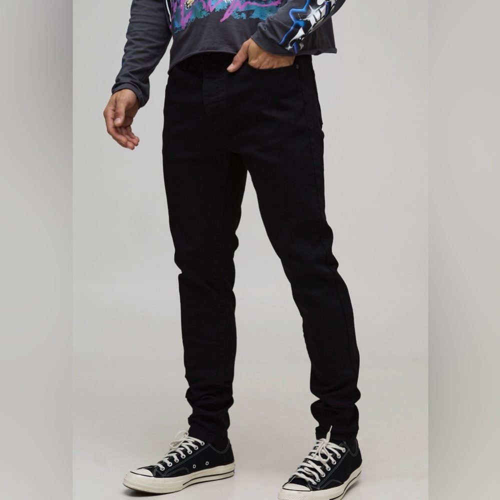 Boohoo Man Black Skinny Jeans